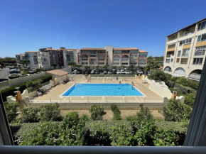 Appartement climatisé avec piscine, proche plage Richelieu, parking inclus - FR-1-723-54